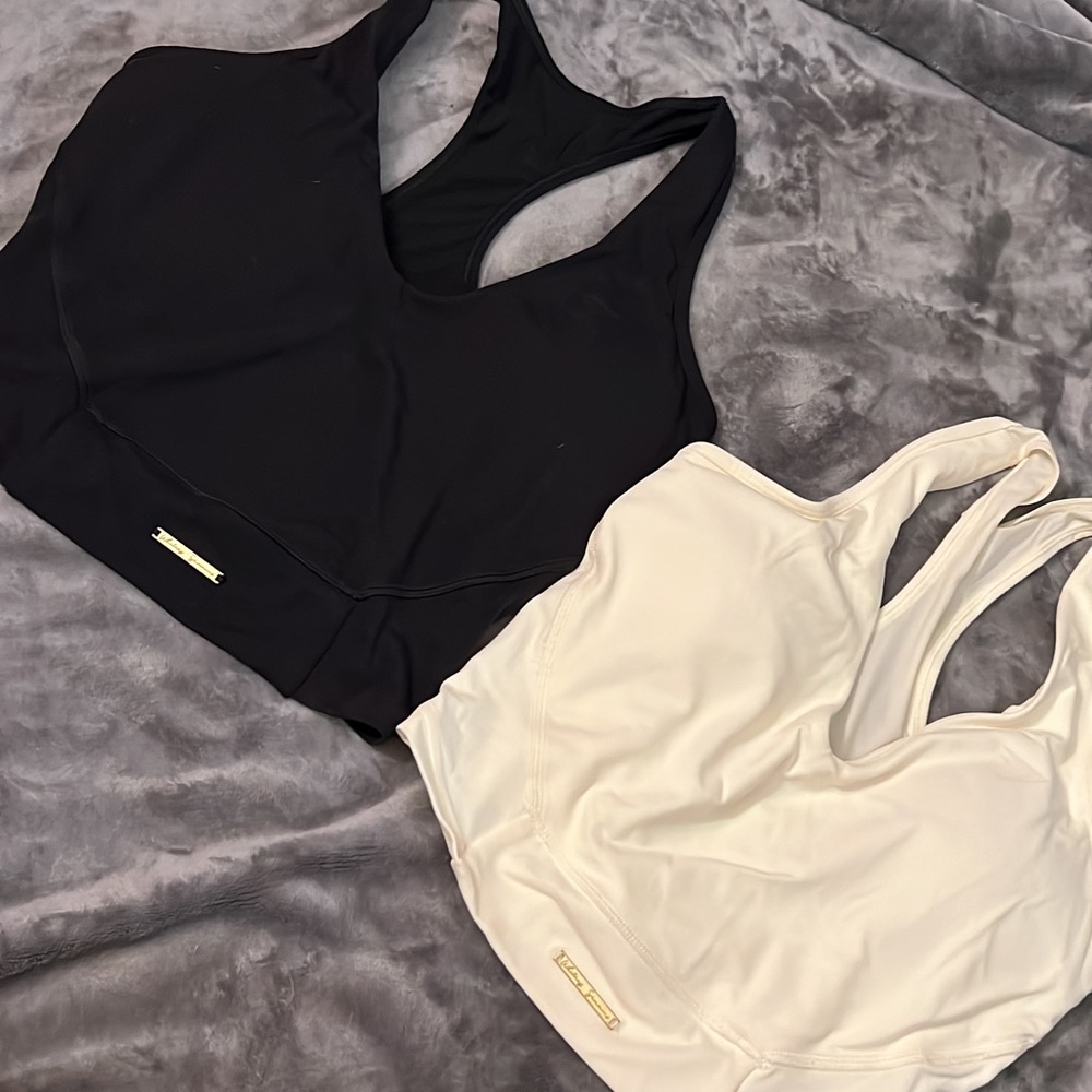 white whitney simmons tanks  (xs)
